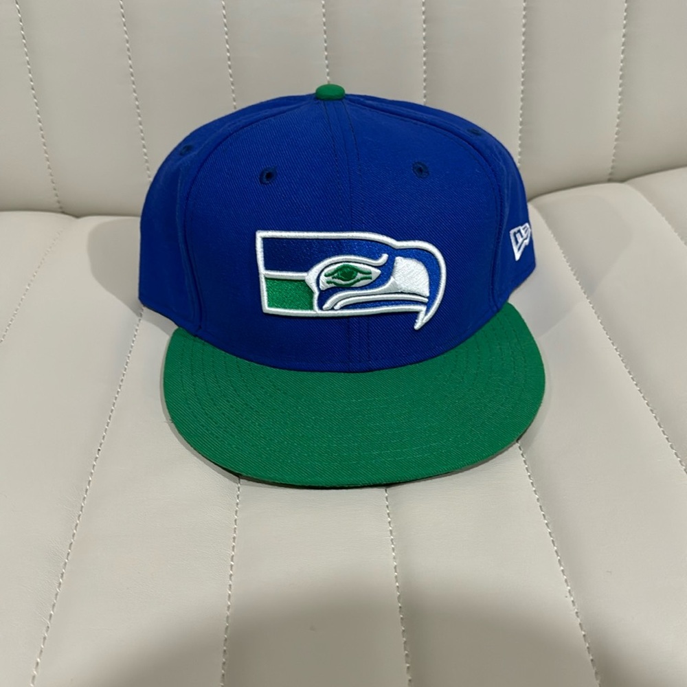 Seattle Seahawks Throwback Fitted Hat